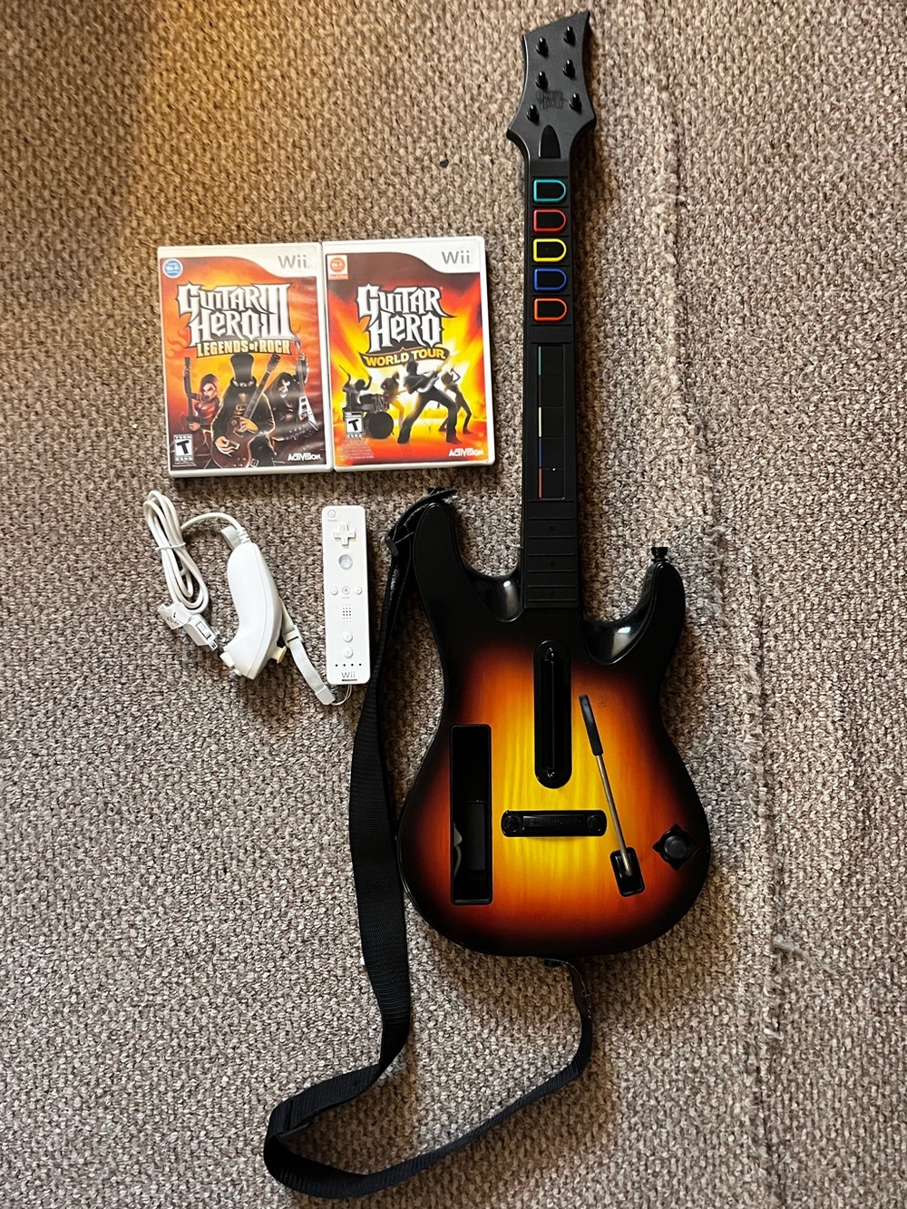 Guitar Hero Wii Lot